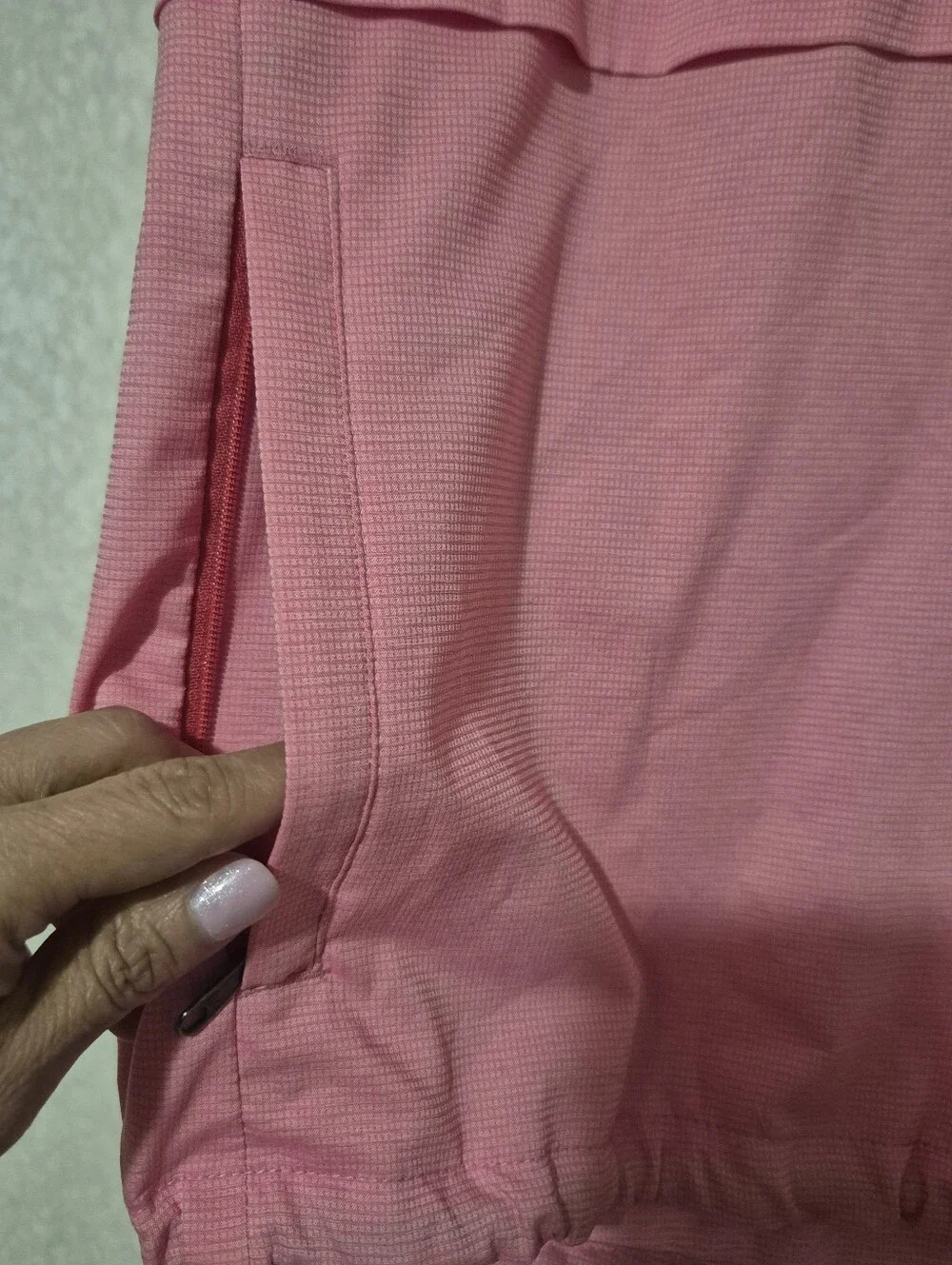Columbia Pink Hooded Pullover PFG Anorak Windbreaker..Size:M